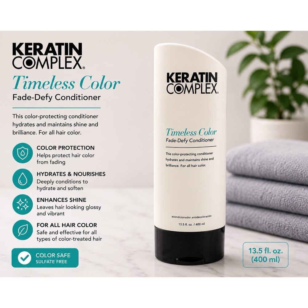Keratin Complex Timeless Color Fade-Defy Conditioner 13.5oz Color Safe